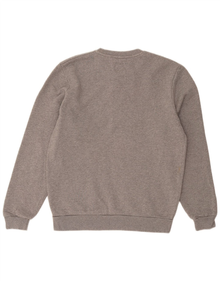 Jack Wills Herren-Sweatshirt mit Grafik, mittelgrau gesprenkelte Baumwolle