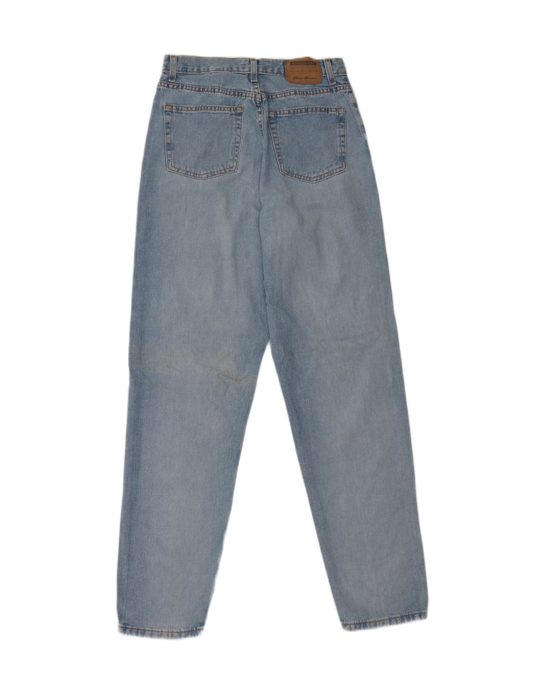 EDDIE BAUER Damen Tapered Jeans US 8 Medium W28 L33 Blaue Baumwolle