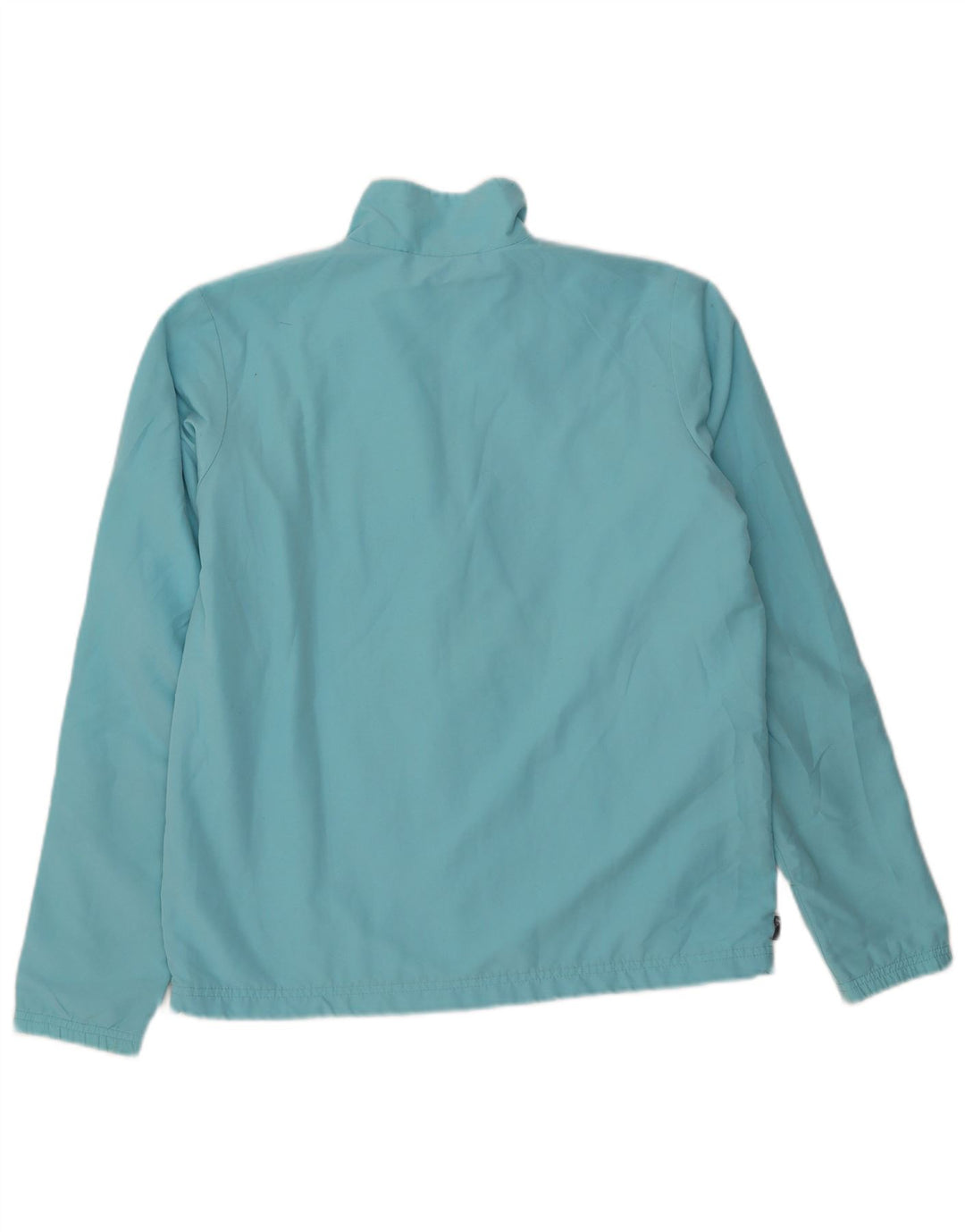 Adidas Damen Trainingsanzug Top Jacke UK 14 Large Blau Polyester