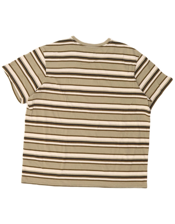 Levi's Herren-T-Shirt mit Grafik, XL, Khaki, gestreift, Baumwolle