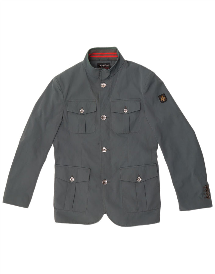 Refrigiwear Herren-Utility-Jacke IT 48 Mittelgraues Nylon