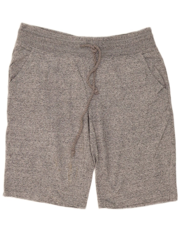 Eddie Bauer Damen Sportshorts UK 16 Large Graue Baumwolle