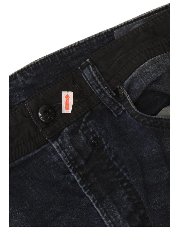 DIESEL Herren Spender Skinny Jeans W32 L30 Blaue Baumwolle