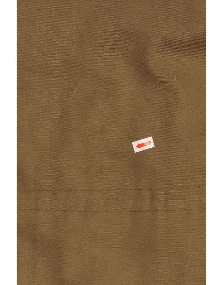 VINTAGE Herren-Militärjacke mit Kapuze, IT 50, große Khaki-Baumwolle