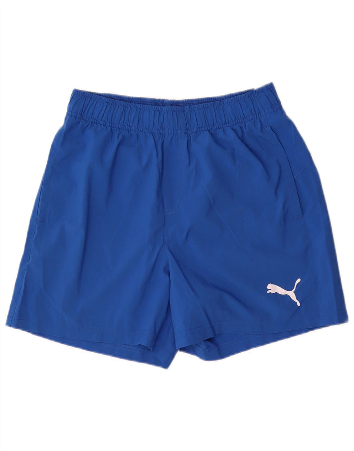 Puma Herren Sportshorts Mittelblaues Polyester