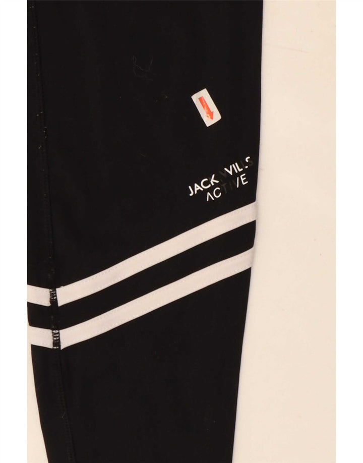 Jack Wills Damen Leggings UK 12 Medium Schwarz