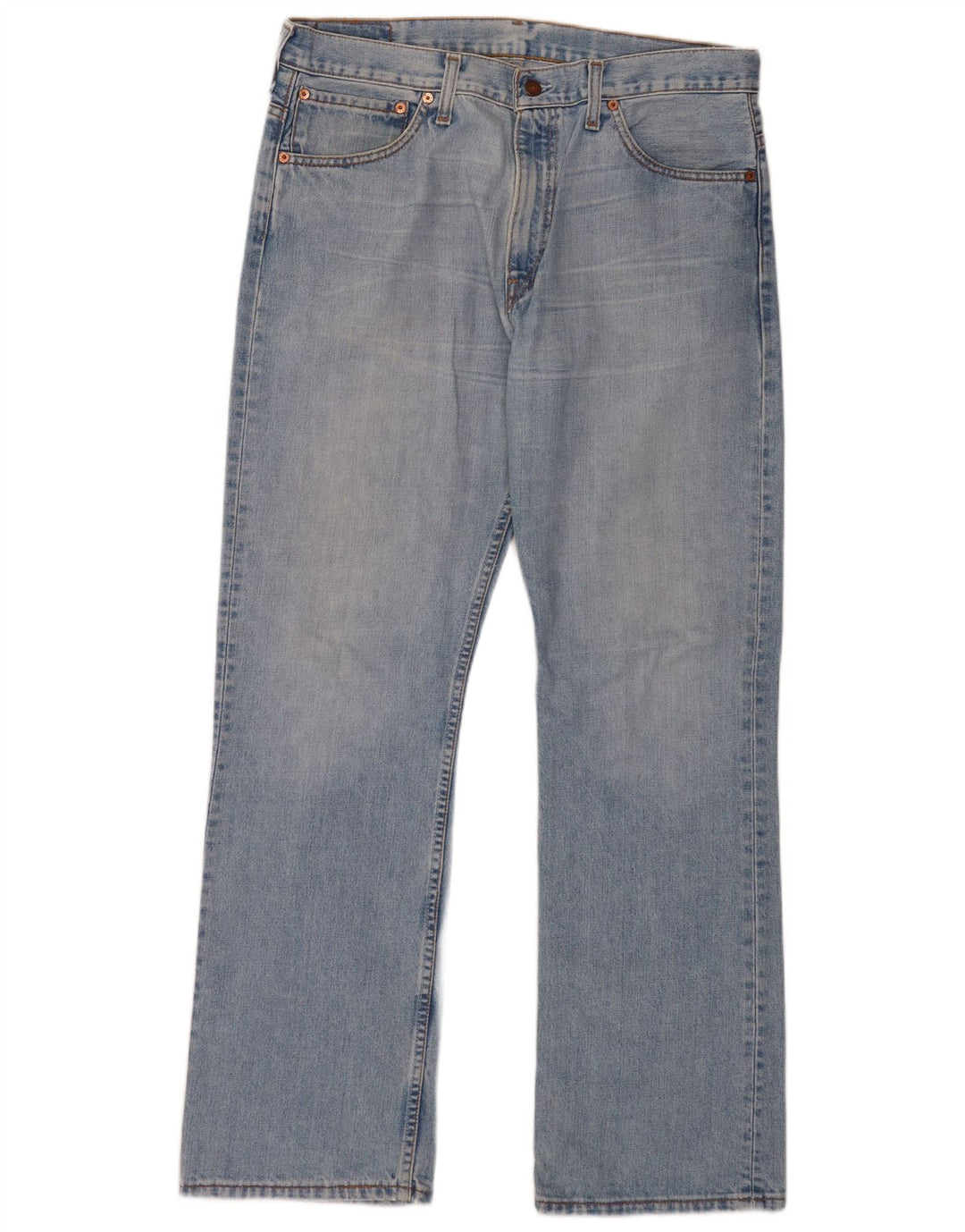 Levi's Herren 507 Bootcut Jeans W36 L34 Blaue Baumwolle