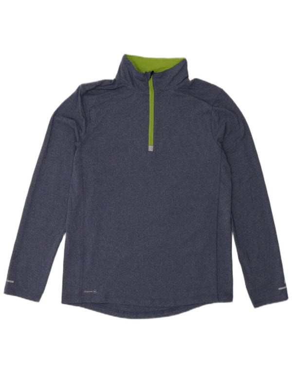 Russell Athletic Jungen-Pullover-Trainingsanzug-Oberteil, 15–16 Jahre, 2XL, blau meliert