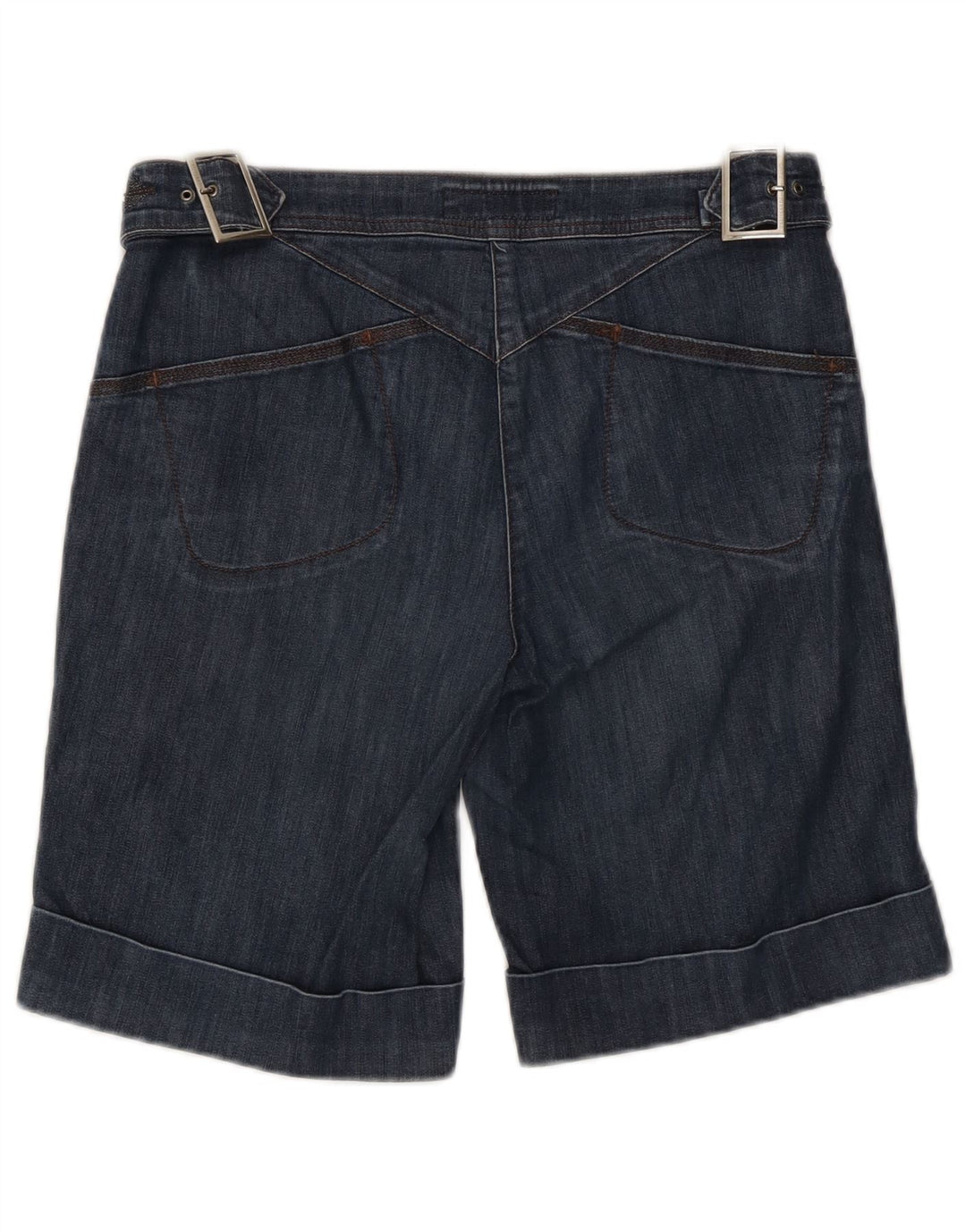 Trussardi Damen Jeansshorts W30 mittelblaue Baumwolle