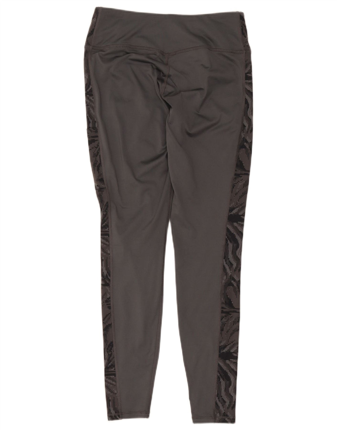 Asics Damen Leggings UK 14 Mittelgraues Polyester mit Tiermuster