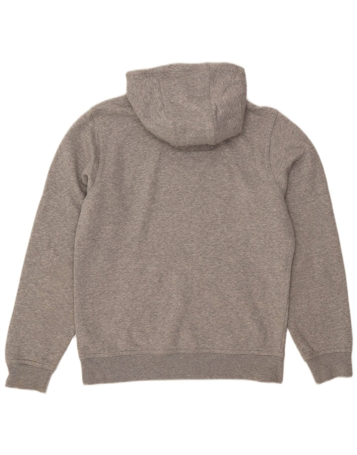 Nike Herren-Kapuzenpullover, klein, grau gefleckte Baumwolle