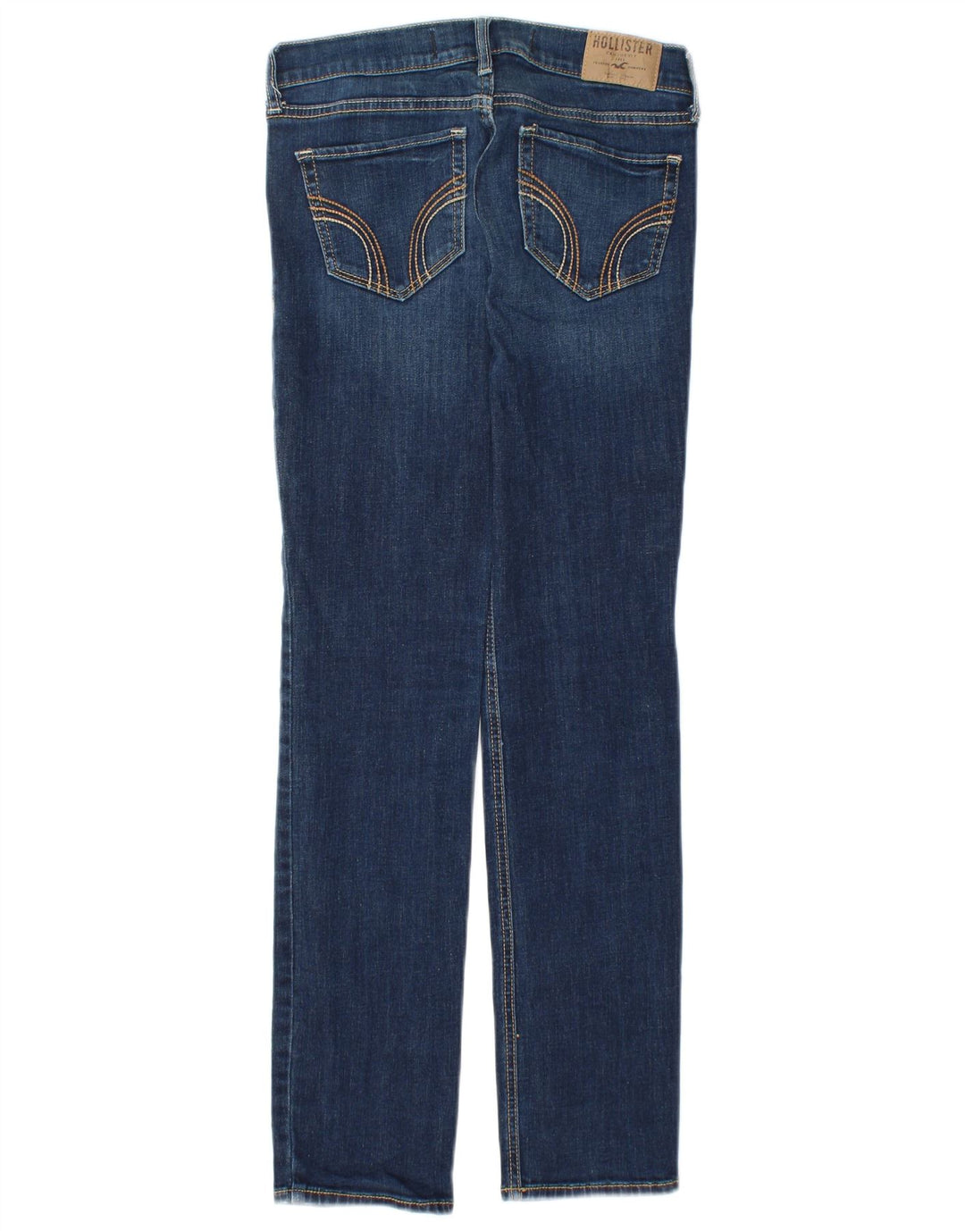 HOLLISTER Damen Socal Stretch Slim Jeans US 0 XS W24 L31 Blaue Baumwolle