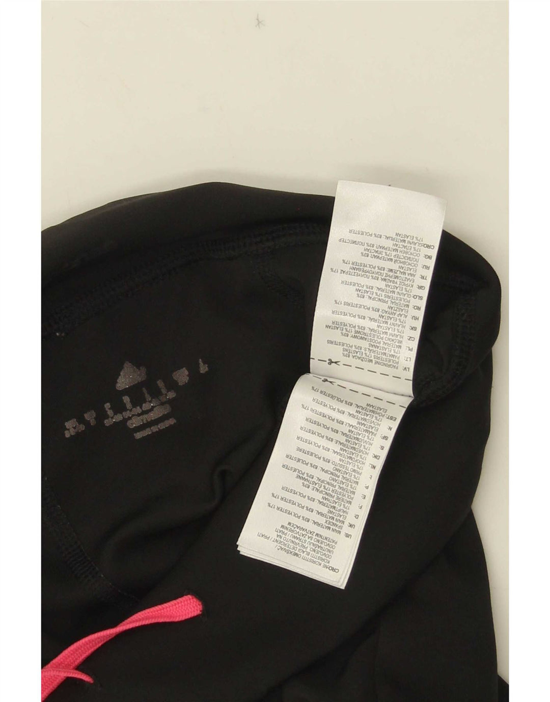 Adidas Damen Climalite Leggings UK 8/10 Small Schwarz Polyester
