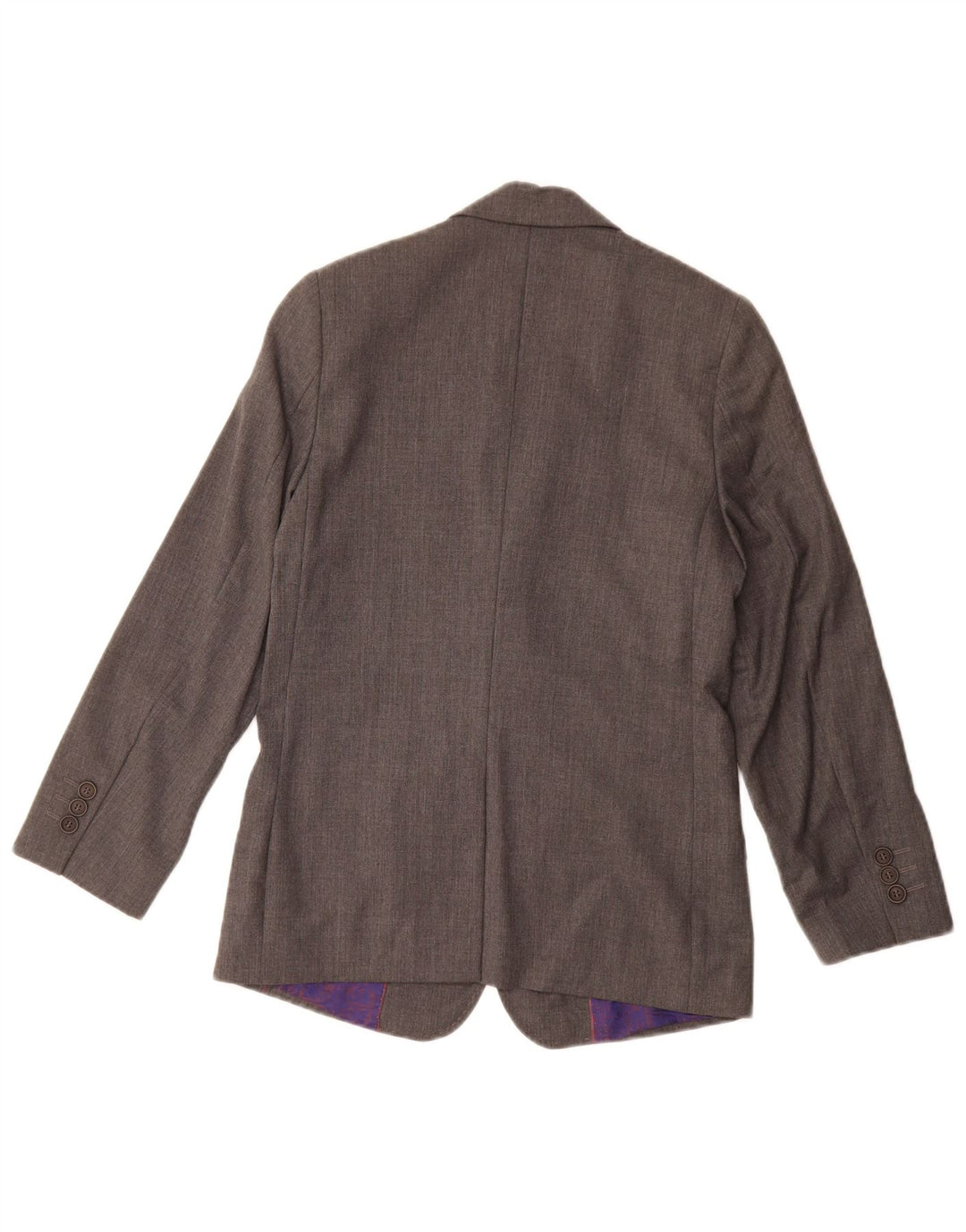 Ted Baker Jungen-Blazer mit 2 Knöpfen, 9–10 Jahre, graue Schurwolle