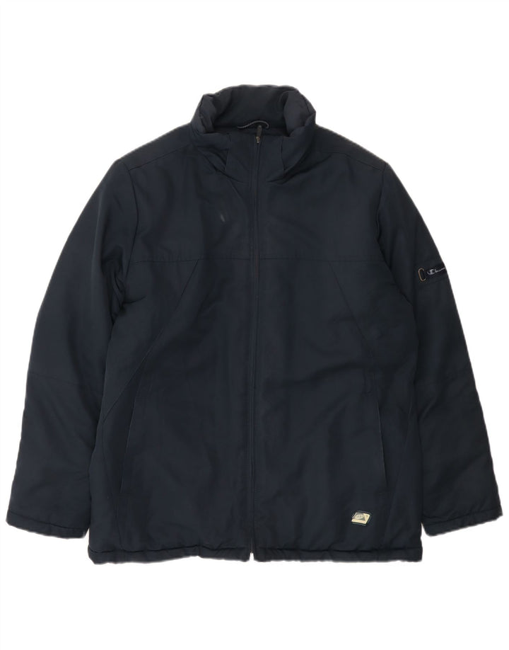 Champion Herren-Windbreaker-Jacke, Größe S, Marineblau, Polyester, UK 36