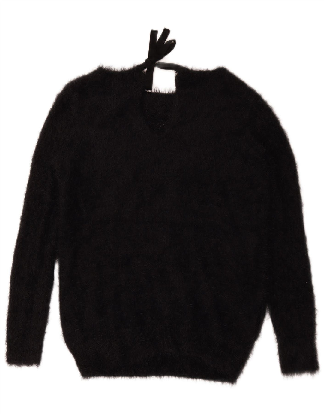 Oasis Damen-Pullover mit U-Boot-Ausschnitt, Gr. 10, Größe S, Schwarz, Polyamid