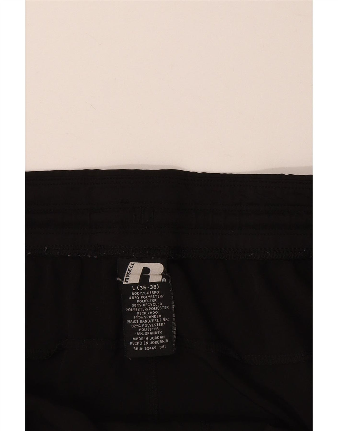 RUSSELL ATHLETIC Herren Dri-Power Sport Shorts Large Schwarz Polyester