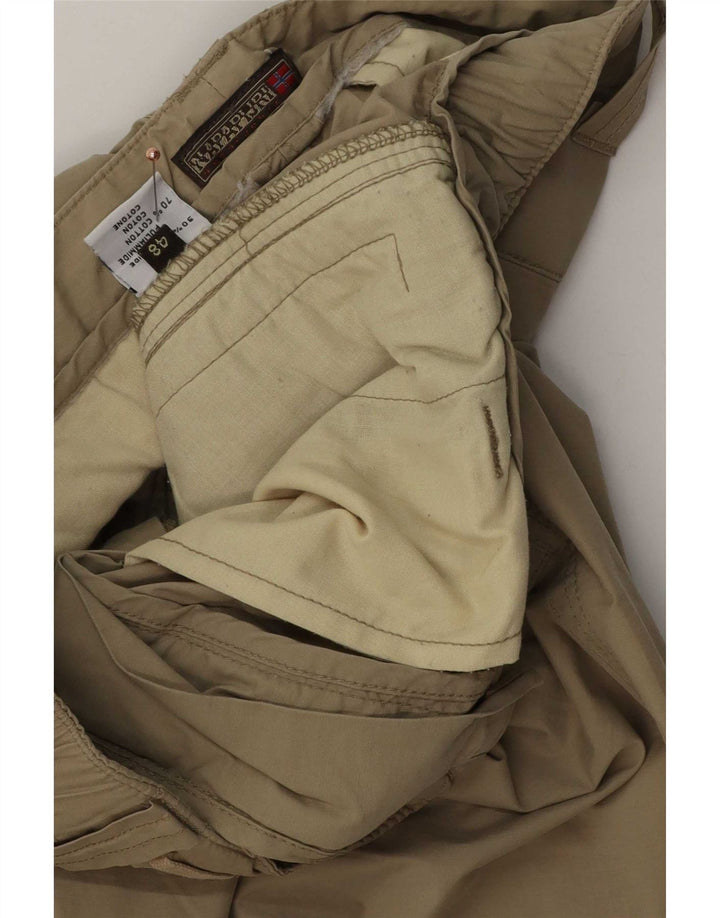 Napapijri Herren-Wander-Cargohose IT 48 Medium W34 L34 Khaki Polyamid