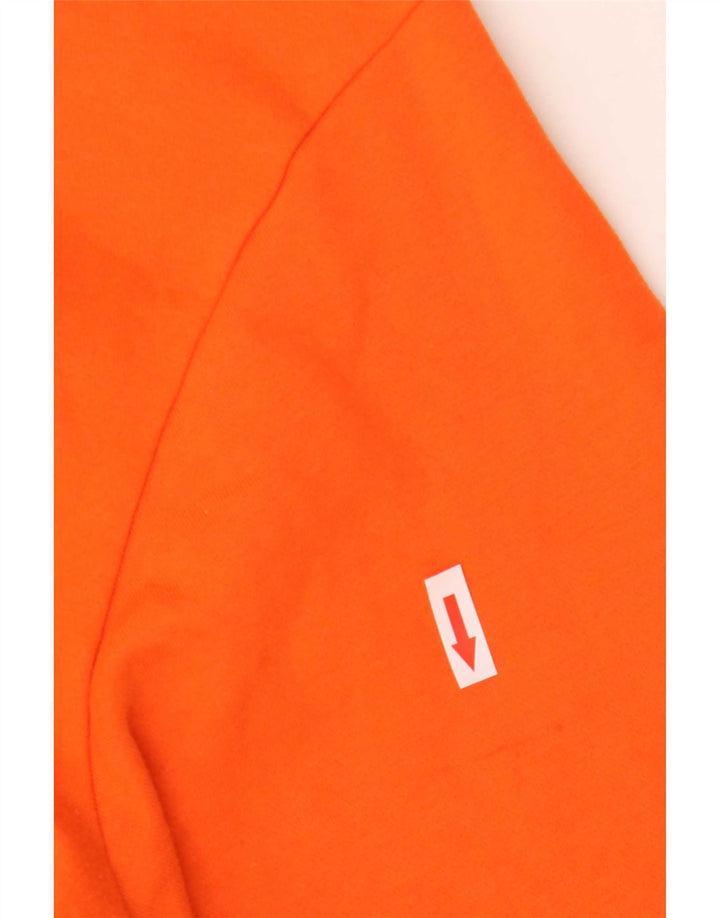Adidas Herren Grafik Sweatshirt Pullover 2XL Orange Baumwolle
