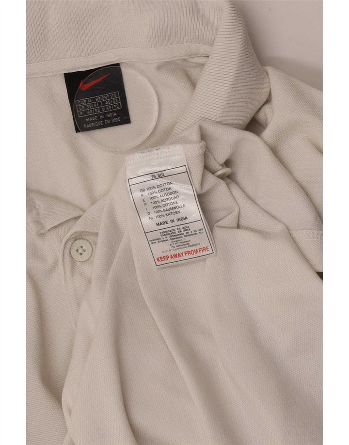 Nike Herren Poloshirt UK 39/41 Mittelweiße Baumwolle
