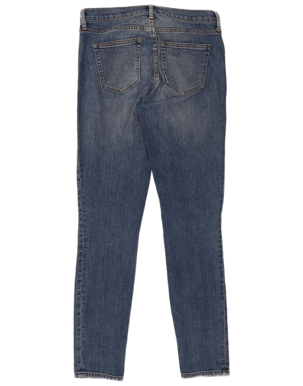 Gap Damen Distressed Skinny Jeans W28 L31 Blaue Baumwolle