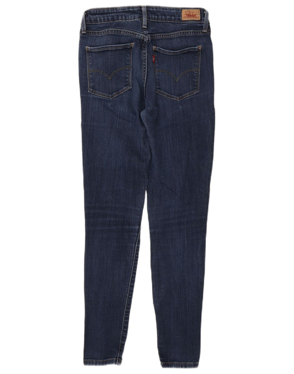 Levi's Damen Legging Skinny Jeans US 4 Small W27 L27 Marineblaue Baumwolle
