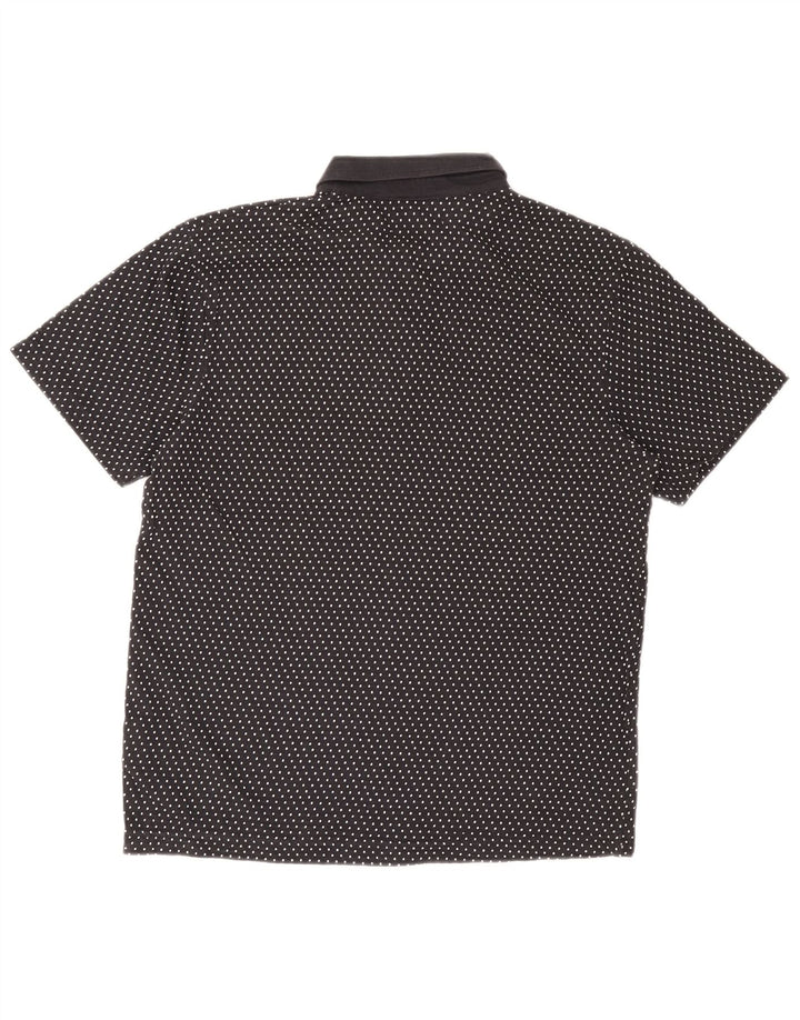Jack & Jones Herren-Poloshirt aus Baumwolle in mittlerer Marineblau-Optik