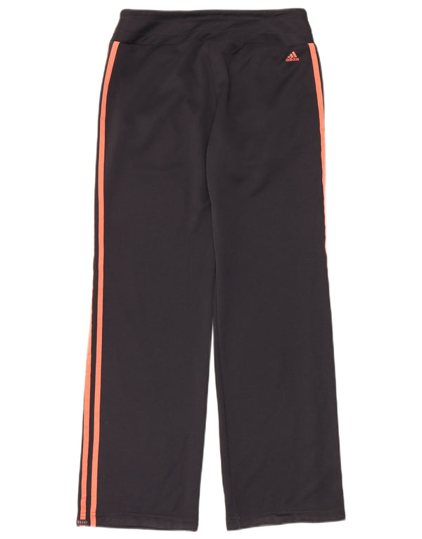 Adidas Damen Graphic Trainingshose UK 12 Medium Schwarz Polyester