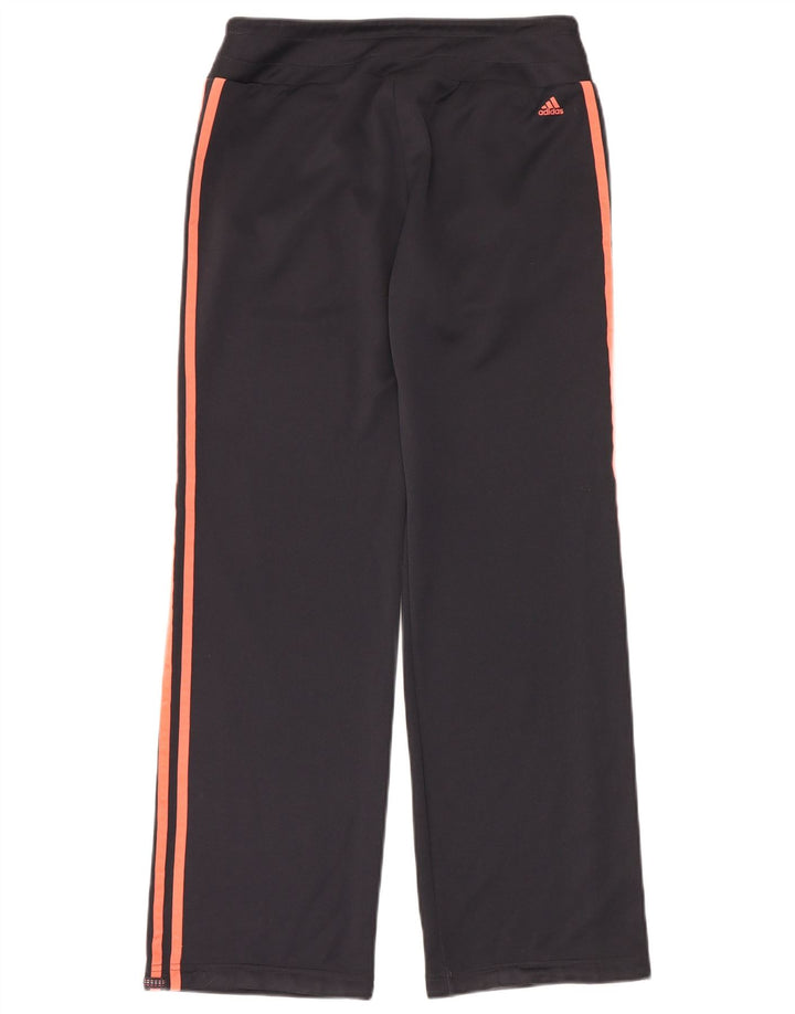 Adidas Damen Graphic Trainingshose UK 12 Medium Schwarz Polyester