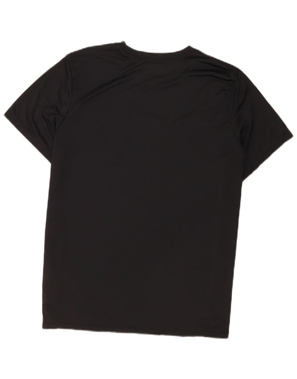 Nike Damen Grafik T-Shirt Top UK 18 XL Schwarz Polyester Sport