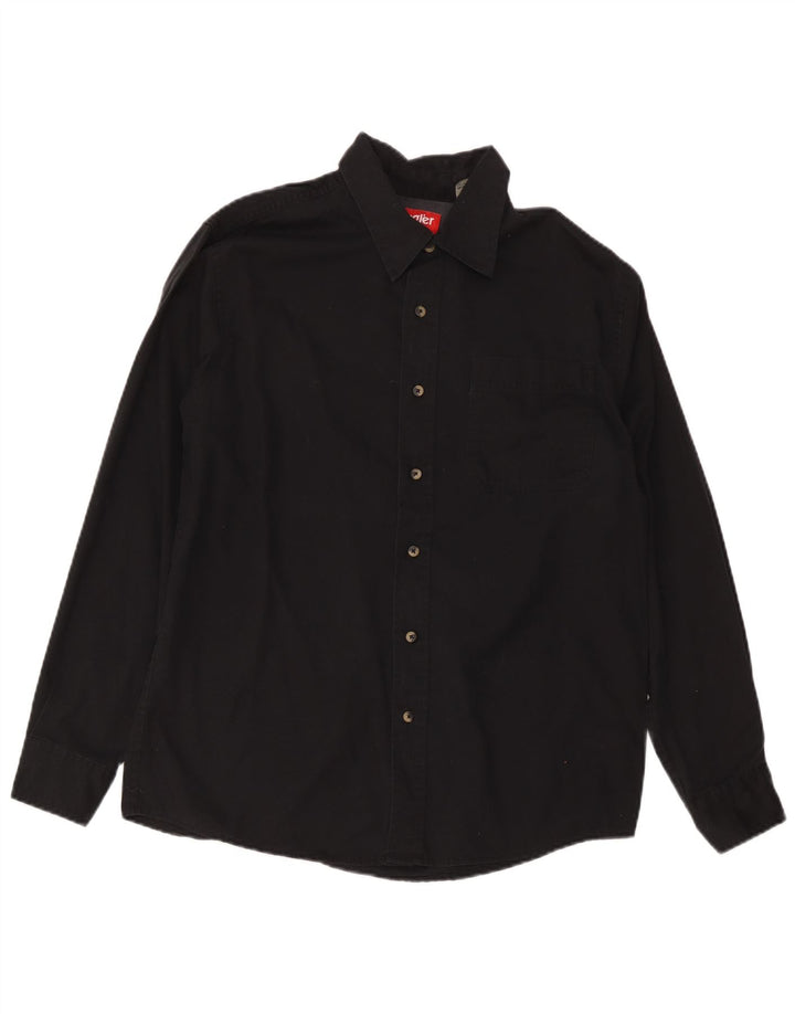 Wrangler Herrenhemd Mittelschwarze Baumwolle