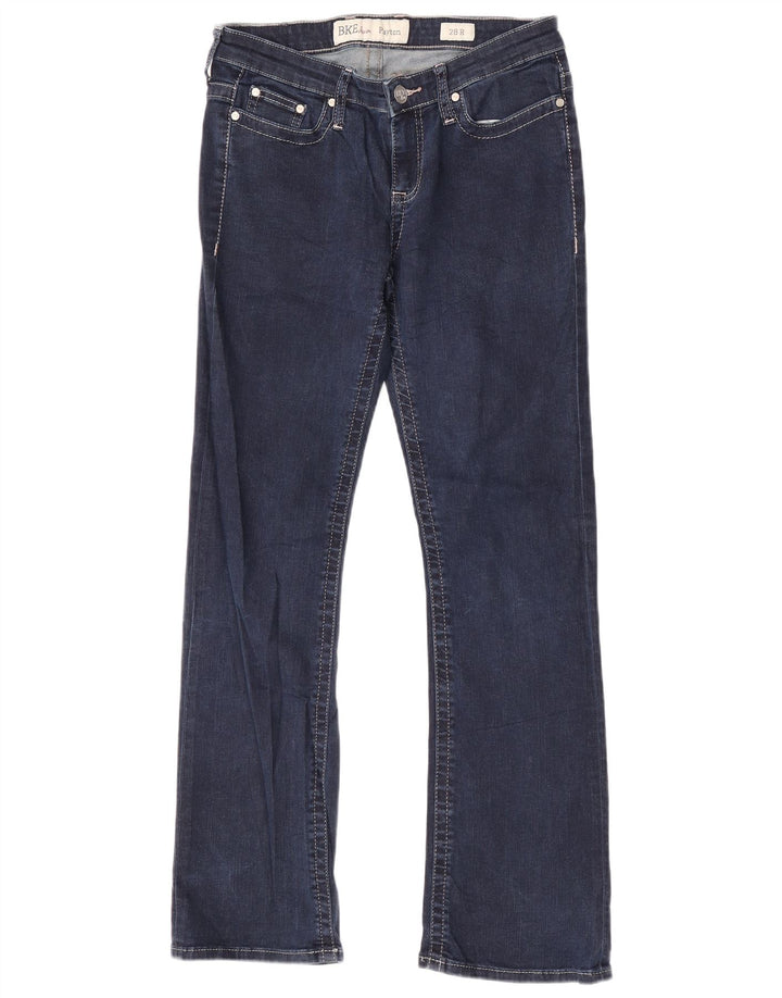 BKE Damen Payton Bootcut-Jeans mit normaler Passform, W28 L31, marineblaue Baumwolle