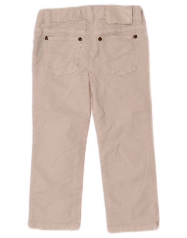 Ralph Lauren gerade Freizeithose für Mädchen, 4–5 Jahre, W20, L15, weiße Baumwolle