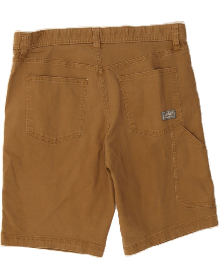 EDDIE BAUER Mens Chino Shorts W34 Large Brown Cotton Vintage Eddie Bauer and Second-Hand Eddie Bauer from Messina Hembry 