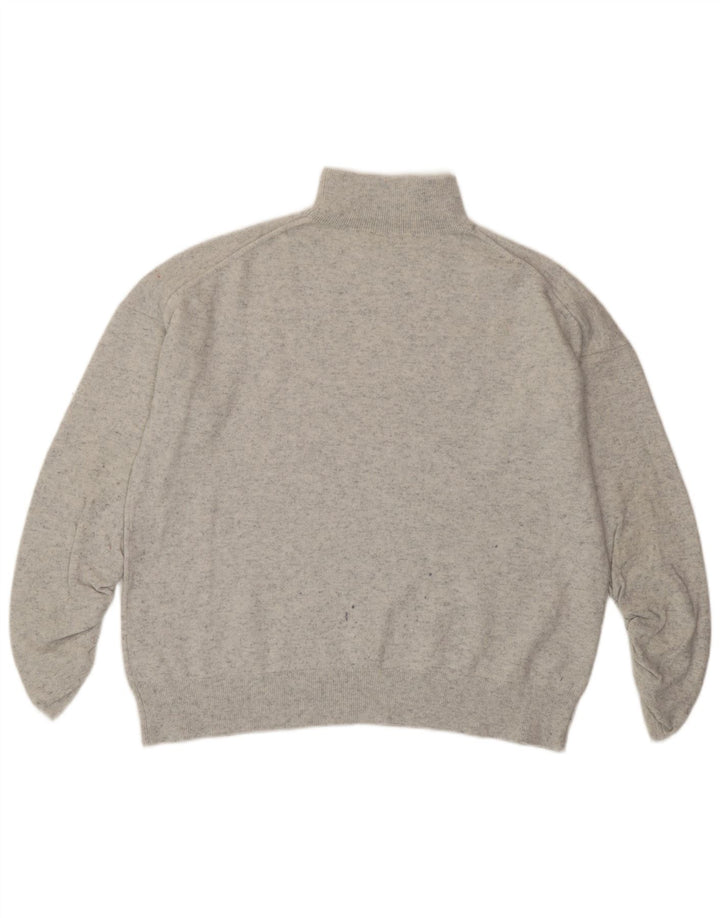MINT VELVET Rollkragenpullover für Damen, Gr. 14, Mittelgrau meliert