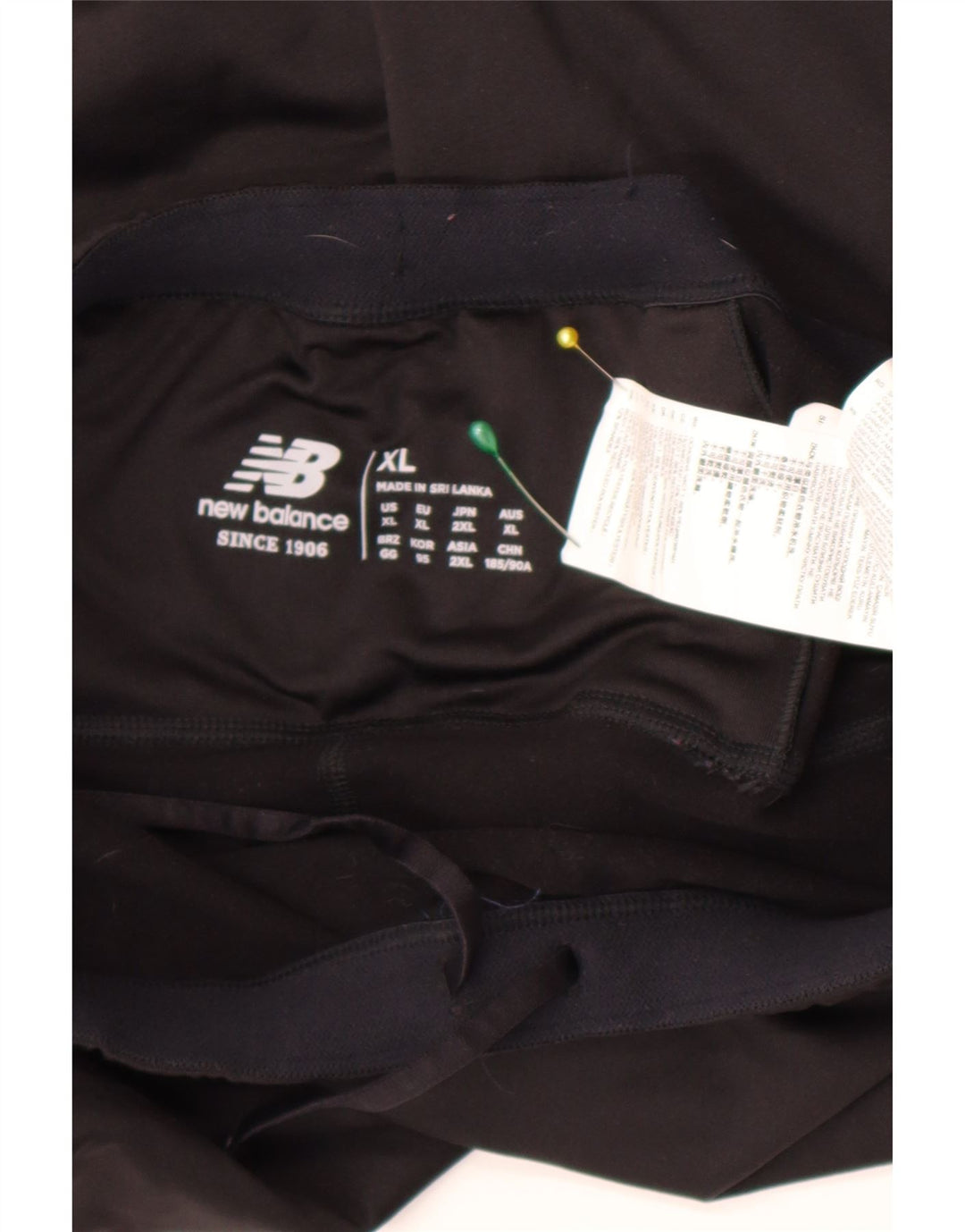 New Balance Damen-Trainingshose, UK 18, XL, Schwarz, Polyester