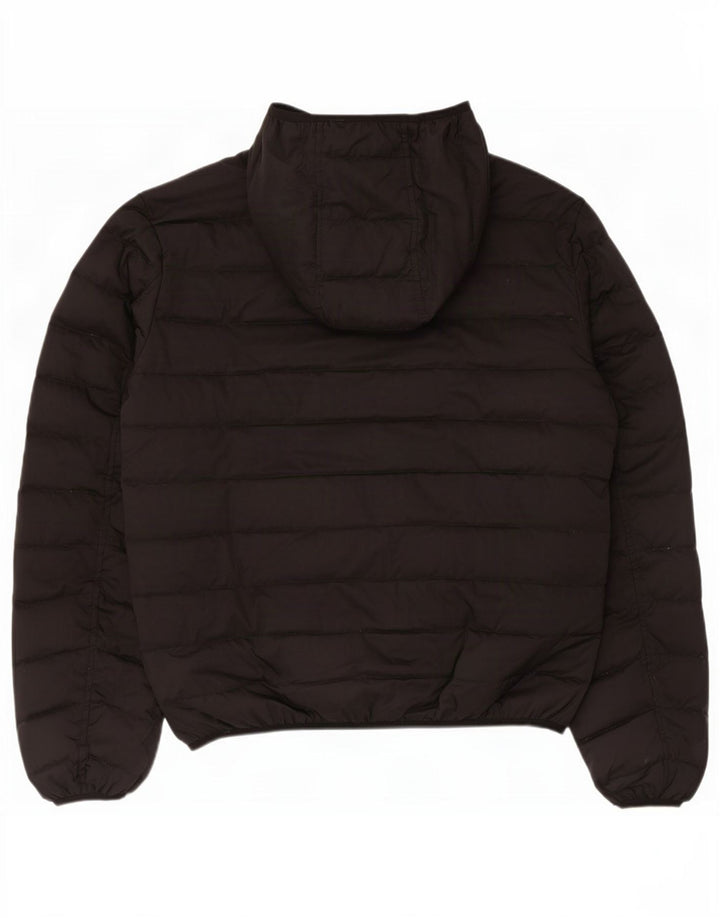 Diesel Herren-Kapuzenjacke, gepolstert, UK 42, XL, Schwarz, Polyester