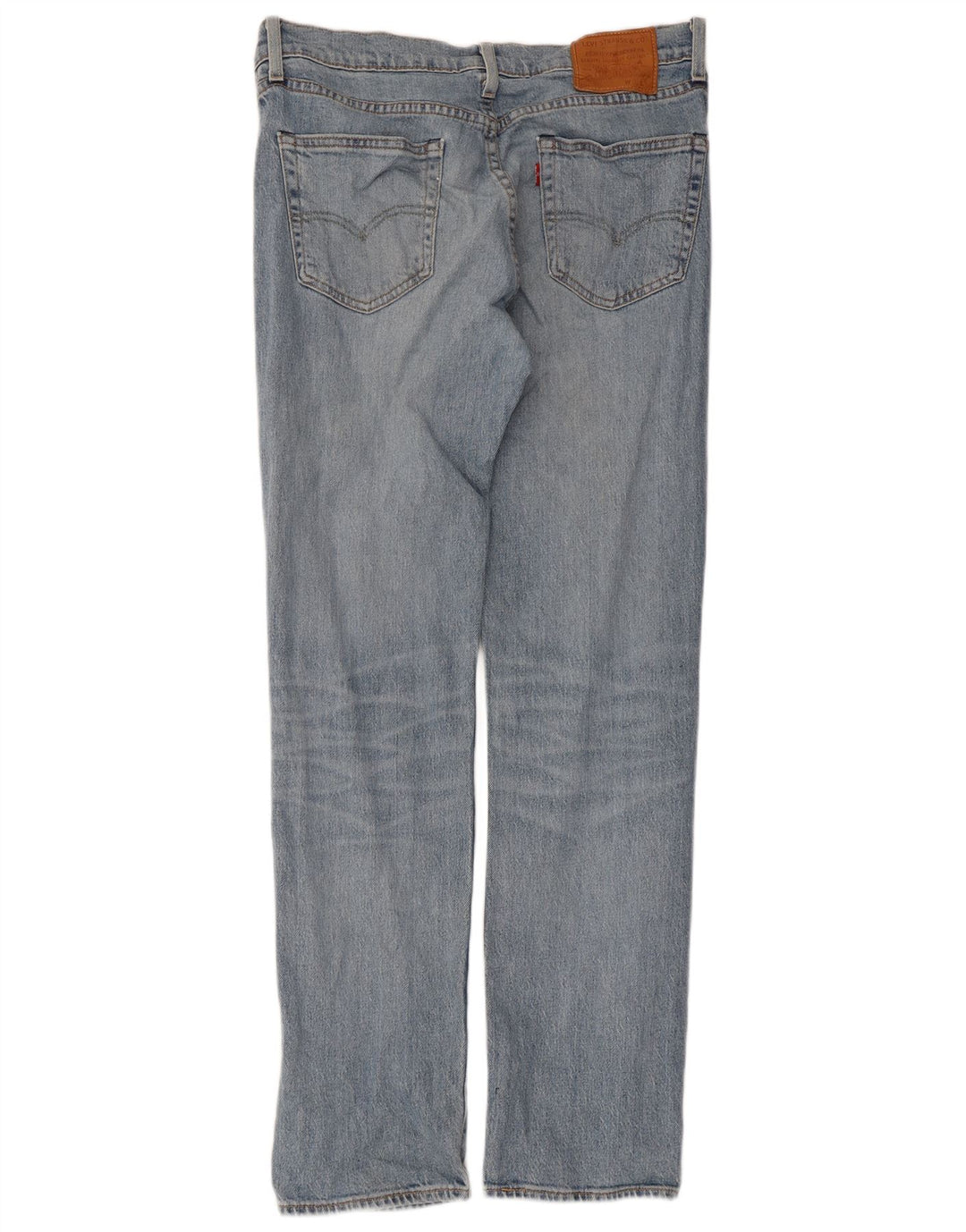 LEVI'S Herren 505 Straight Jeans W33 L32 Blaue Baumwolle