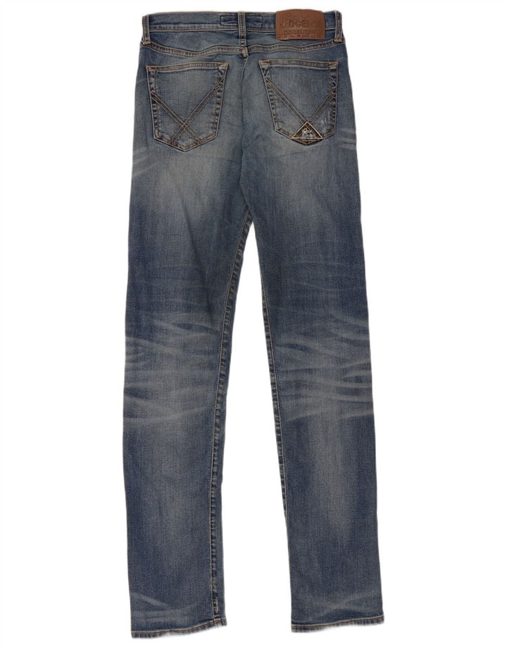 Roy Rogers Damen Straight Jeans W29 L33 Blaue Baumwolle
