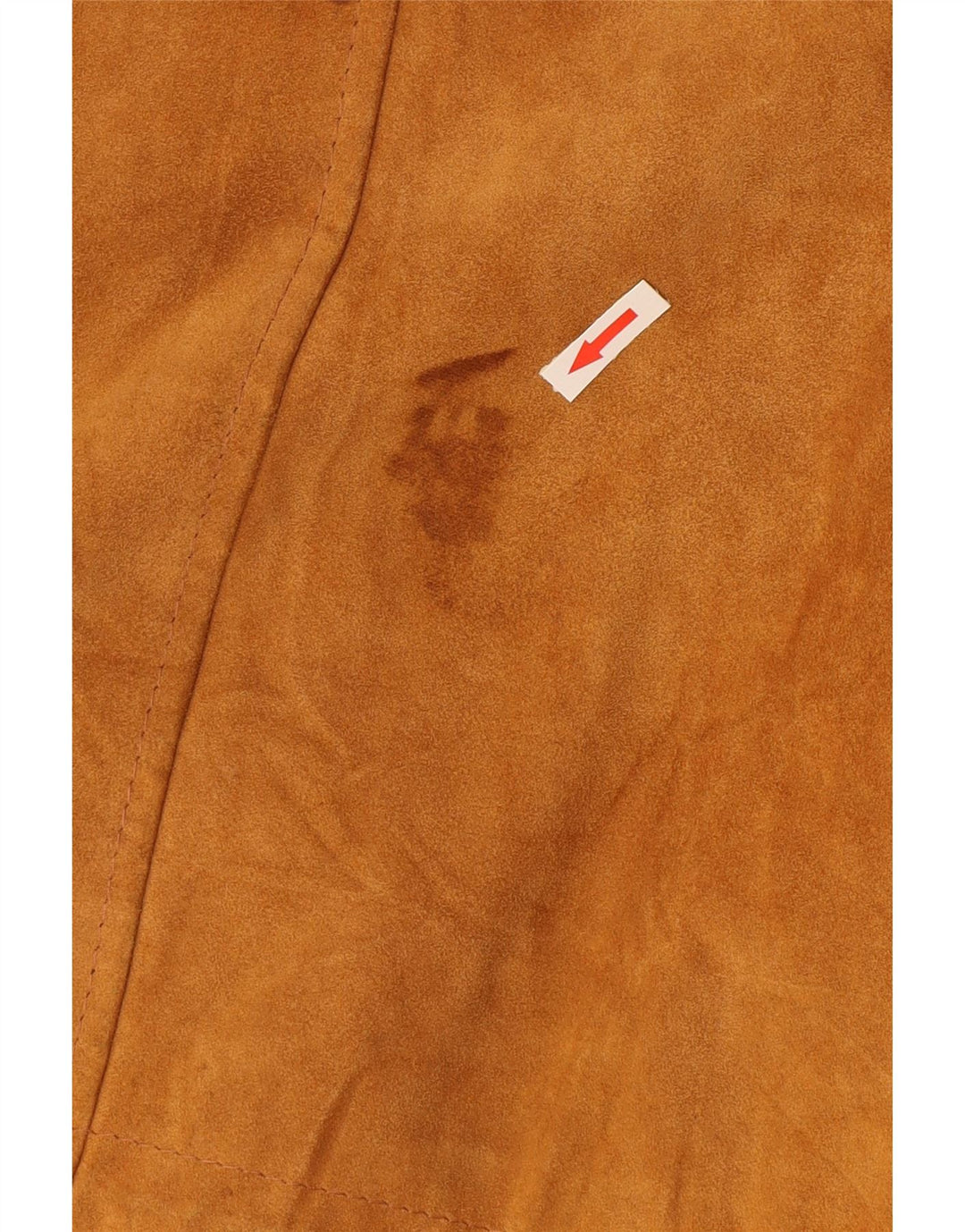 Vintage Damen-Parka aus Wildleder mit Kapuze, EU 40, mittelbraunes Wildleder