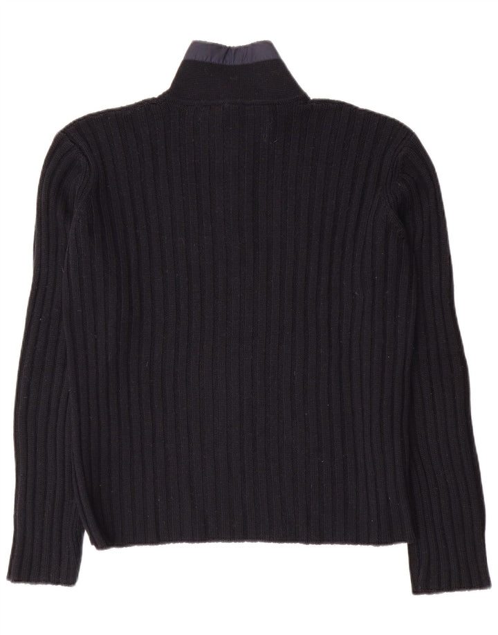 North Sails Herren-Pullover mit Reißverschluss am Hals, kleine marineblaue Wolle
