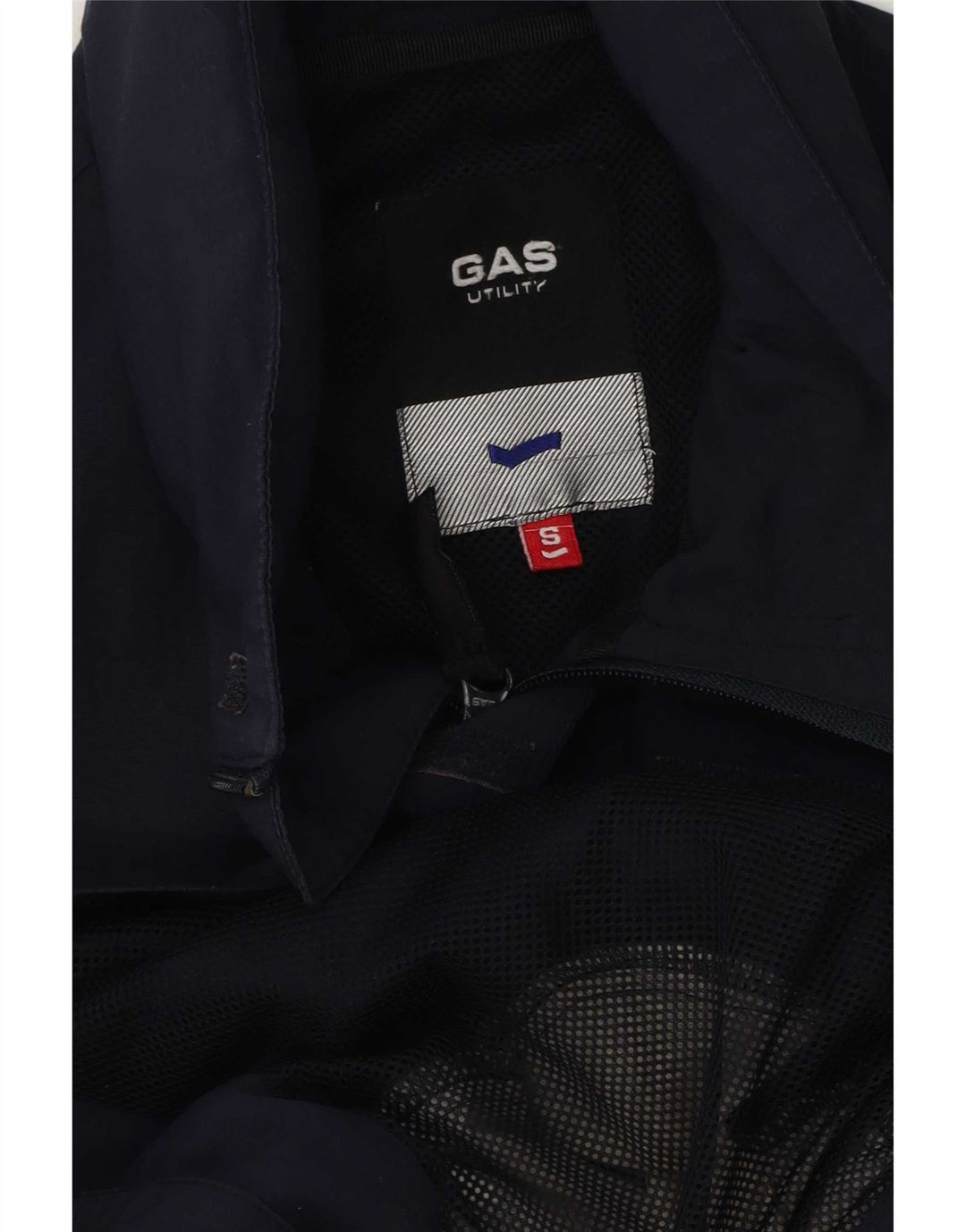 Gas Herren Utility Jacke UK 36 Small Marineblau Polyester