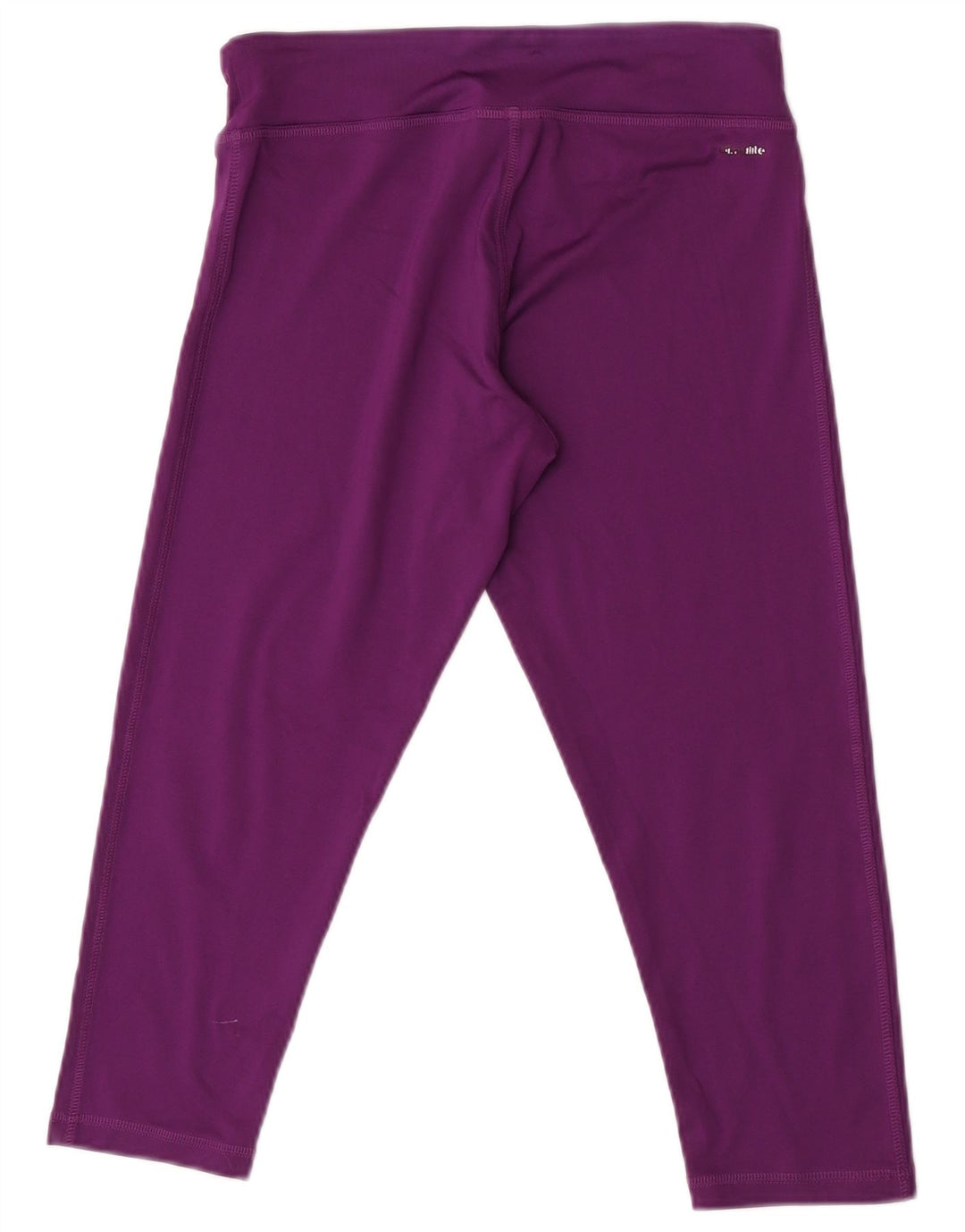 Adidas Damen Climalite Capri Leggings UK 8/10 Small Lila Polyester