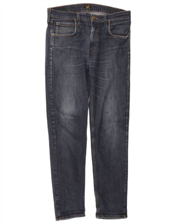 Lee Herren Arvin Slim Jeans W32 L32 Marineblau Baumwolle