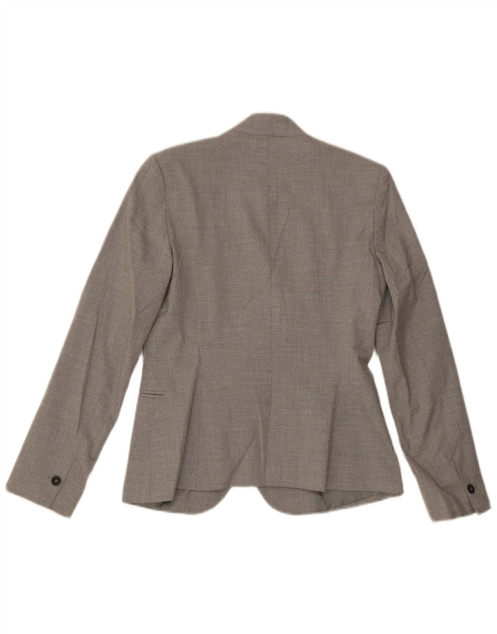 Zara Damen 1-Knopf-Blazerjacke EU 36 XS Grau