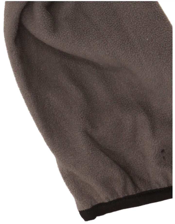 IZOD Herren Fleecejacke UK 44 2XL Graues Colourblock-Polyester