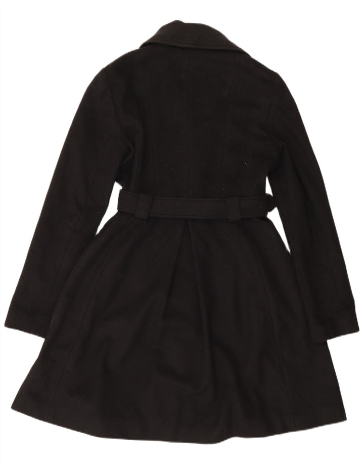 PATRIZIA PEPE Womens Overcoat IT 44 Medium Black Wool