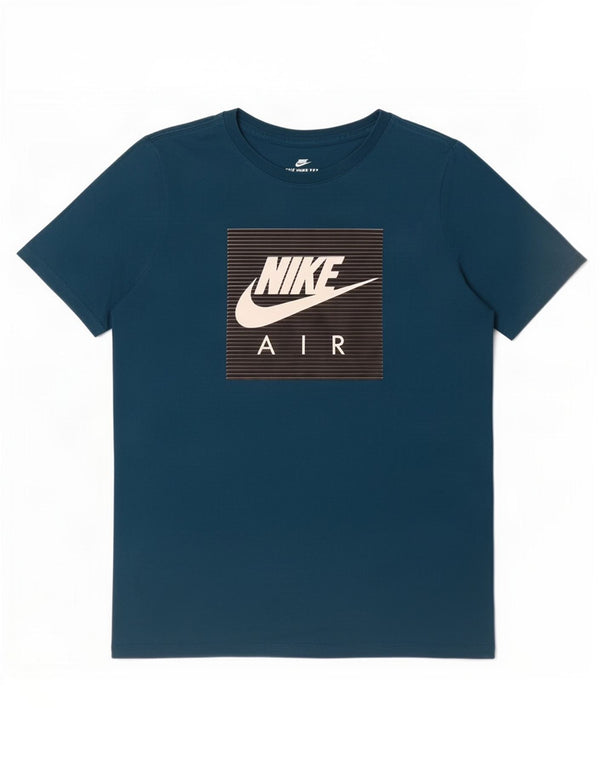 Nike T-Shirt mit Grafik für Jungen, 12–13 Jahre, Größe L, aus blauer Baumwolle