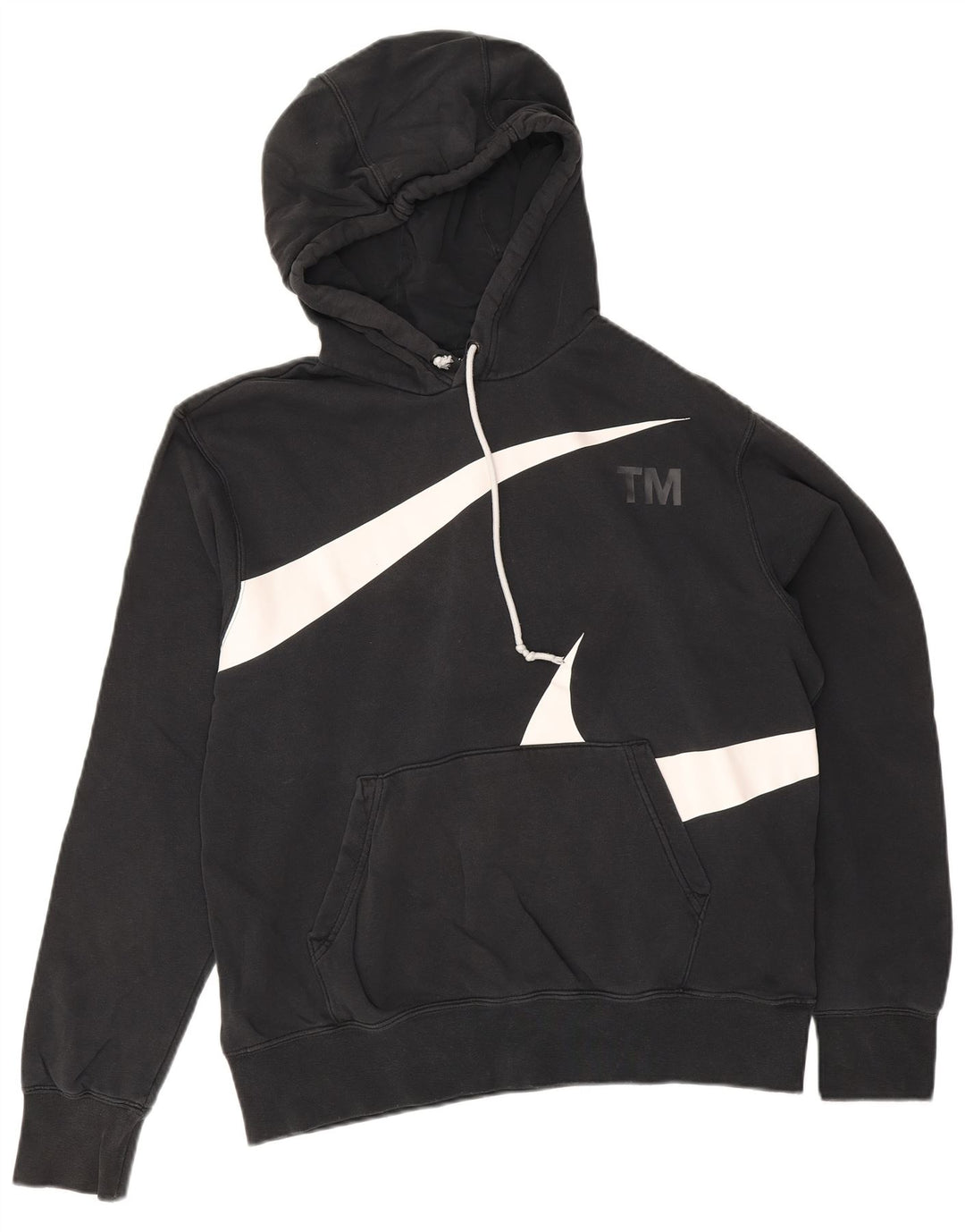 Nike Herren-Kapuzenpullover mit Grafik, mittelschwarz, Baumwolle