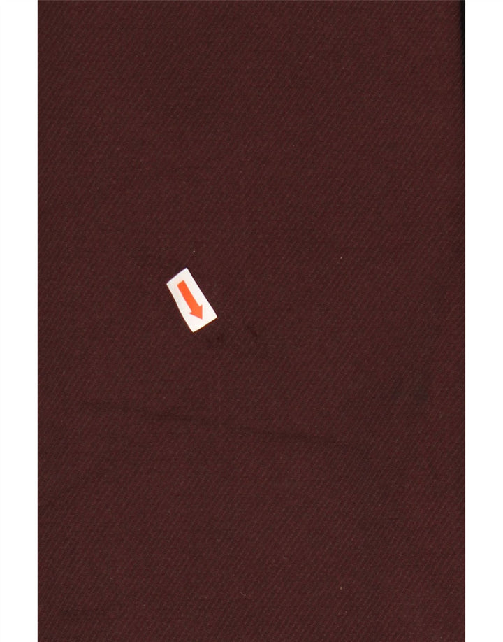 ZARA Damen Offene Weste UK 10 Small Kastanienbraunes Polyester